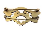 10k Dar State Officers Club Pin Gold Filled Colonial Dames Xvii Century Vtg Usa