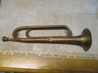 Vtg U s  Military Regulation Bugle Brass With Mouth Piece Usa All Star Cornet