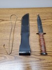 Vintage Made In Japan Ka-bar Kabar Fighting Knife With Sheath