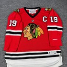 Chicago Blackhawks Jonathan Toews 19 Reebok Jersey Youth L xl Red Nhl Hockey