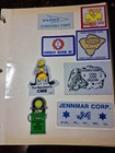 Lot Of 7 Vintage Nos Coal Mining Helmet Stickers Phillips Jennmar Beaver Creek