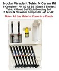 Ivoclar Tetric N Collection Lc 8 Composite  bonding   2 Flow Dental Restorative