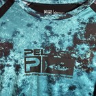 Pelagic Shirt Men   s 2xl Blue Fishing Vapor Tek Camouflage Fish Print Performance