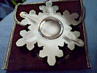1973 Gorham Sterling Silver Snowflake Christmas Ornament