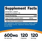3 Bottles Nutricost N-acetyl L-cysteine  nac  600mg  120 Vegan Capsules New