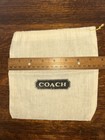 Coach Drawstring Cloth Linen Dust Cover Bag -  7 5x7 5 