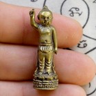 Brass The Baby Buddha Statue Poweful Magic Thai Amulet Wealth Talisman Rich Luck