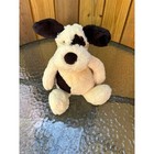 Jellycat Bashful Black And White Puppy Dog Plush Stuffed Animal Toy Small