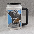 Vintage Oakland Raiders Travel Mug Cup W lid 90s Coffee Nfl Football 16oz