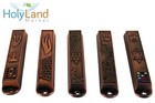 Holy Land Market Copper Mezuzah Set  3 5 Inch  5 Traditional Designs With