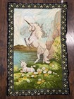 Vintage Unicorn Velvet Wall Tapestry Wall Hanging Atc