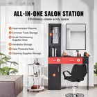 Hair Styling Salon Station Barber Wall Mounted Storage Cabinet Hairdresser