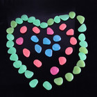 Luminous Artificial Pebbles Stone Aquarium Fish Tank Road Decoration Accessories
