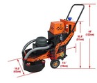 Used  220v Hand-push Concrete Floor Grinder Cement Ground Polishing Machine