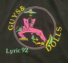 Vintage 90 s Guys And Dolls Lyric 92 Musical T Shirt Gambler Man 1992 Adult Sz L