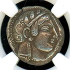 Ancient Greek 465-455 Bc Silver Tetradrachm Ngc Chxf