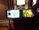 Vintage Anheuser Busch Natural Light Beer Light Up Sign Natty Light