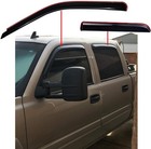 In-channel Rain Guards  Fits 2001-2007 Chevrolet In-channel  Dark Smoke 