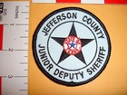 Vintage Patch Jefferson County Junior Deputy Sheriff Patch One Patch For Display