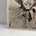 Vintage Ray Crash Corrigan Signed Autograph Photo Western Cowboy Film Movie Star