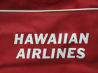 Vintage Hawaiian Airlines Red Flight Travel Bag  Hawaii