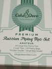 Cake deco Premium Fancy Piping Tips Set Master