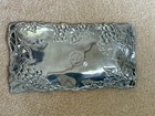 Vintage Arthur Court Rectangular Tray With Grapes And Grapeleaves Border