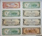 1 To 20 Pesos 1980-1982 Dominican Rep  Xf au 8 Banknote Lot