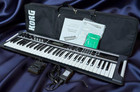 Korg X50 61-key Synthesizer W  Case Adapter Pedal Manual Tested From Japan
