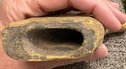 Antique 19th Century Carved Wood Shoe Snuff Box