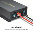 2000w Pure Sine Wave Inverter 24v Dc To Ac Power Converter Motor Car Truck Camp