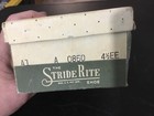 Vintage Stride Rite Shoe Co  Box With Baby Shoes Size 4 1 2 Ee