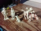 1950s Marx Roy Rogers  2  dale bullet     Trigger Figures Western Cowboy Playset