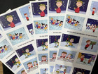 2015 Usps A Charlie Brown Christmas 5 Sheets Of 20 First Class Letter 100 Stamps