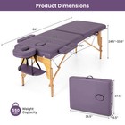 84  Portable Foldable Massage Salon Spa Facial Care Tattoo Bed W carrying Bag