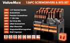 126pc Magnetic Screwdriver Set W plastic Racking Organize    chrome Vanadium Steel