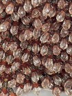 25 Yards 26    Crystal Looking  Beaded Fringe Trim Red Gold Ornate 3   