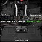 Floor Mats For 2024 2025 2026 Chevrolet Trax Upgrade Trunk Mat With Backrest    