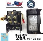 Pressure Switch Control 95-125psi For Air Compressor 1 Port Heavy Duty 26 Amp