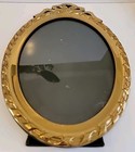 Vintage Goldtone Picture Frame Oval 12 75 Inches By 9 Inches