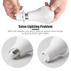 Gu24 To E27  e26 Screw Led Light Lamp Bulb Base Adapter Socket Converter Adaptor