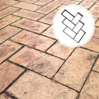 Cement Floor Tile Mold Plastic Diy Paving Mould 49 7x40 5x4 Cm