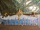 Vintage Scroll  Style  antiques    Store Shop Wall Sign  Letters Display  Ooak