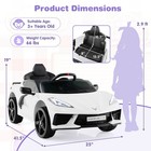 12v Electric Kids Ride On Car With Remote Control Wireless Connection Lights