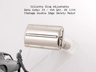 Very Clean Vintage 1964 Gillette Slim Adjustable J4 Double Edge Safety Razor