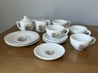 Vintage Miniature Porcelain Tea Set Child s Doll House - 13 Pieces Made In Japan
