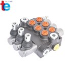 3 Spool Hydraulic Directional Control Valve 11gpm Double Acting Adjustable