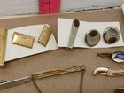 Large Lot Of 33 Vintage Retro Men s Cufflinks   Tie Clips  Swank  anson Ect 