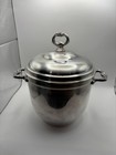 Vintage Silver Plated Ice Bucket With Lid And Insert