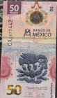   50pesos Bank Note Ajolote Banco De Mexico